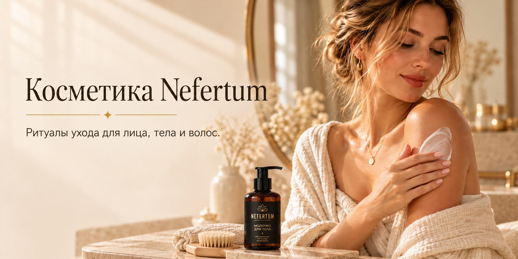 Косметика Nefertum — ритуалы ухода для лица, тела и волос