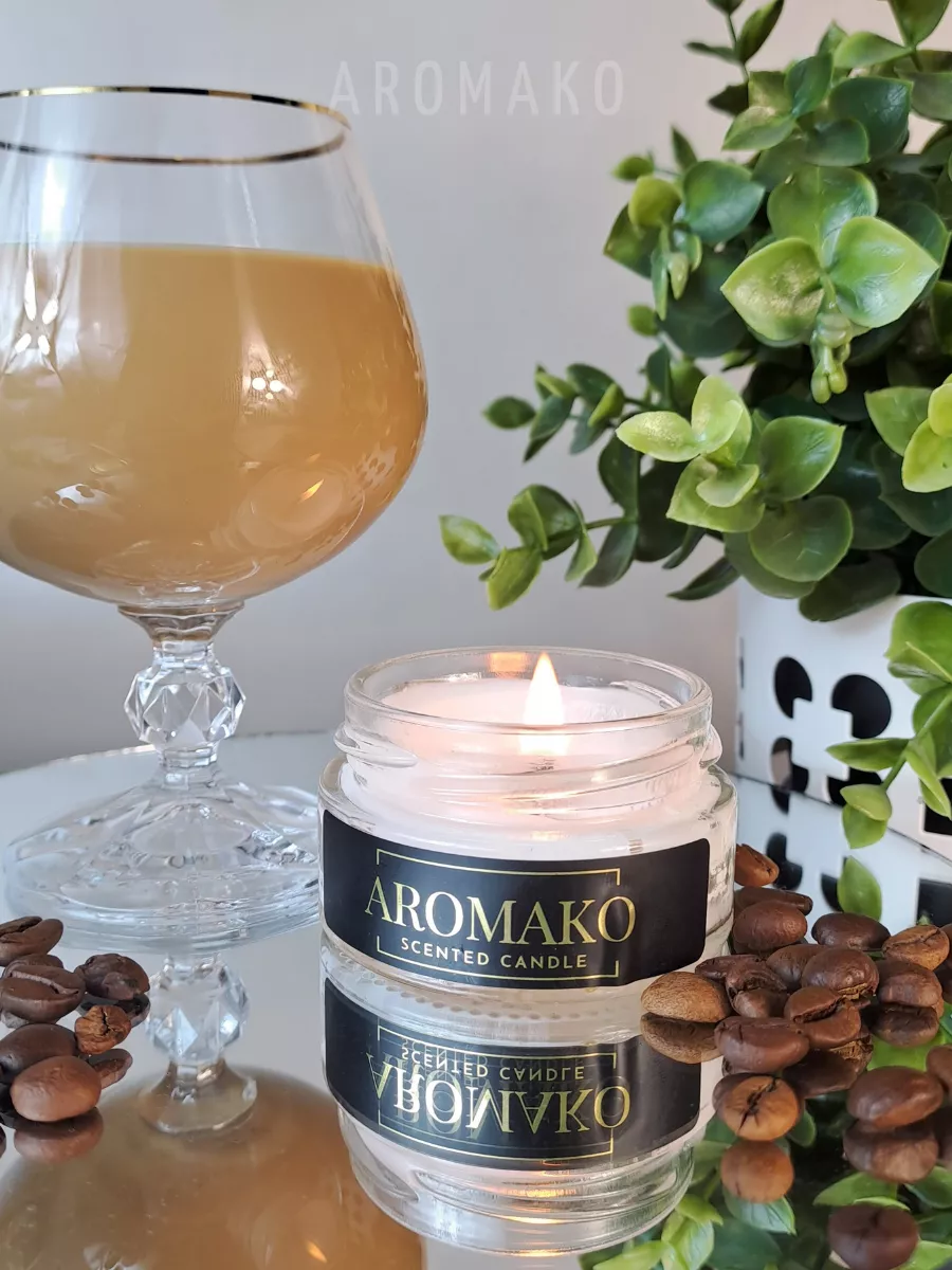 Аромасвеча AromaKo «Кофе и Бэйлис», 50 г