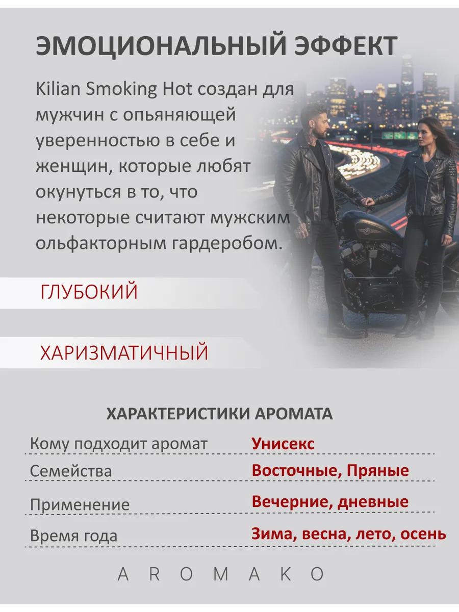 Масляные духи — по мотивам Kilian — Smoking hot, 3 мл