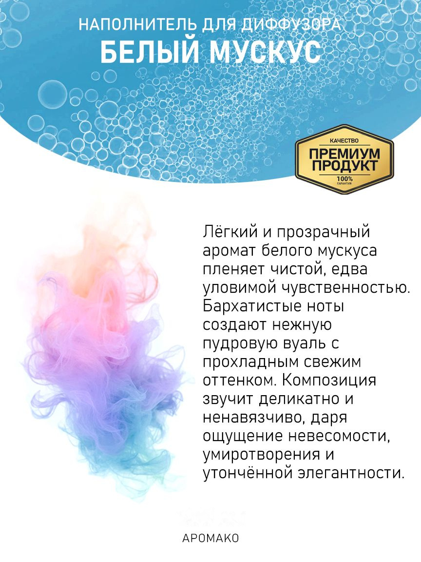 Рефил для аромадиффузора «Белый Мускус»