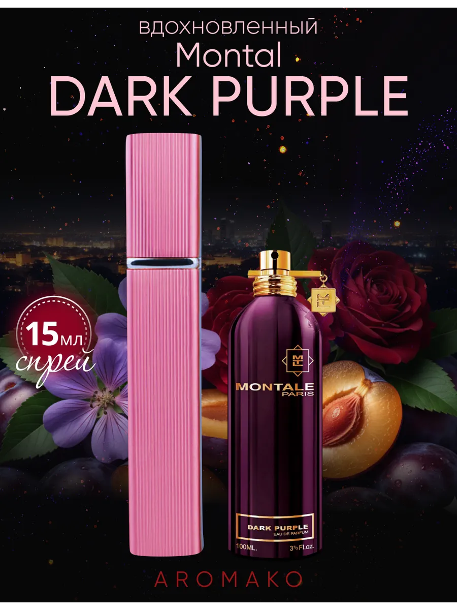 Парфюм — по мотивам по мотивам Dark Purple Montale, 15 мл