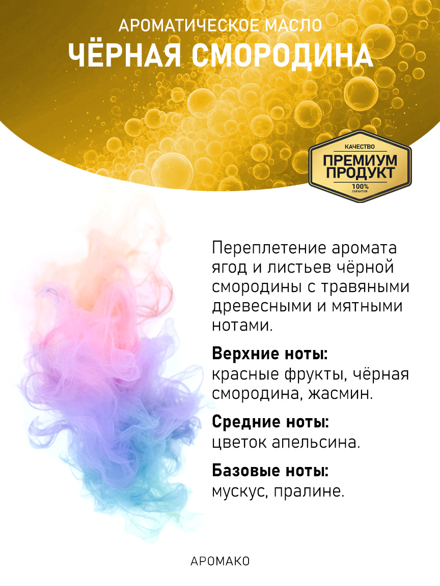Аромамасло «Чёрная Смородина»