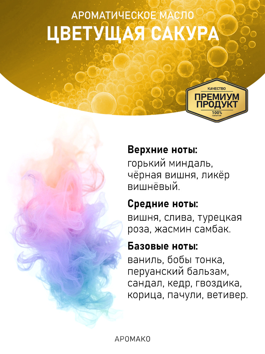Аромамасло «Цветущая Сакура»