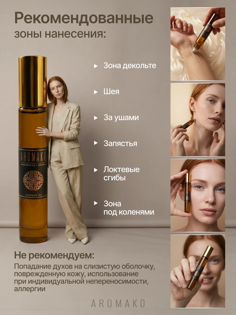 Масляные духи — Сандал и ветиве