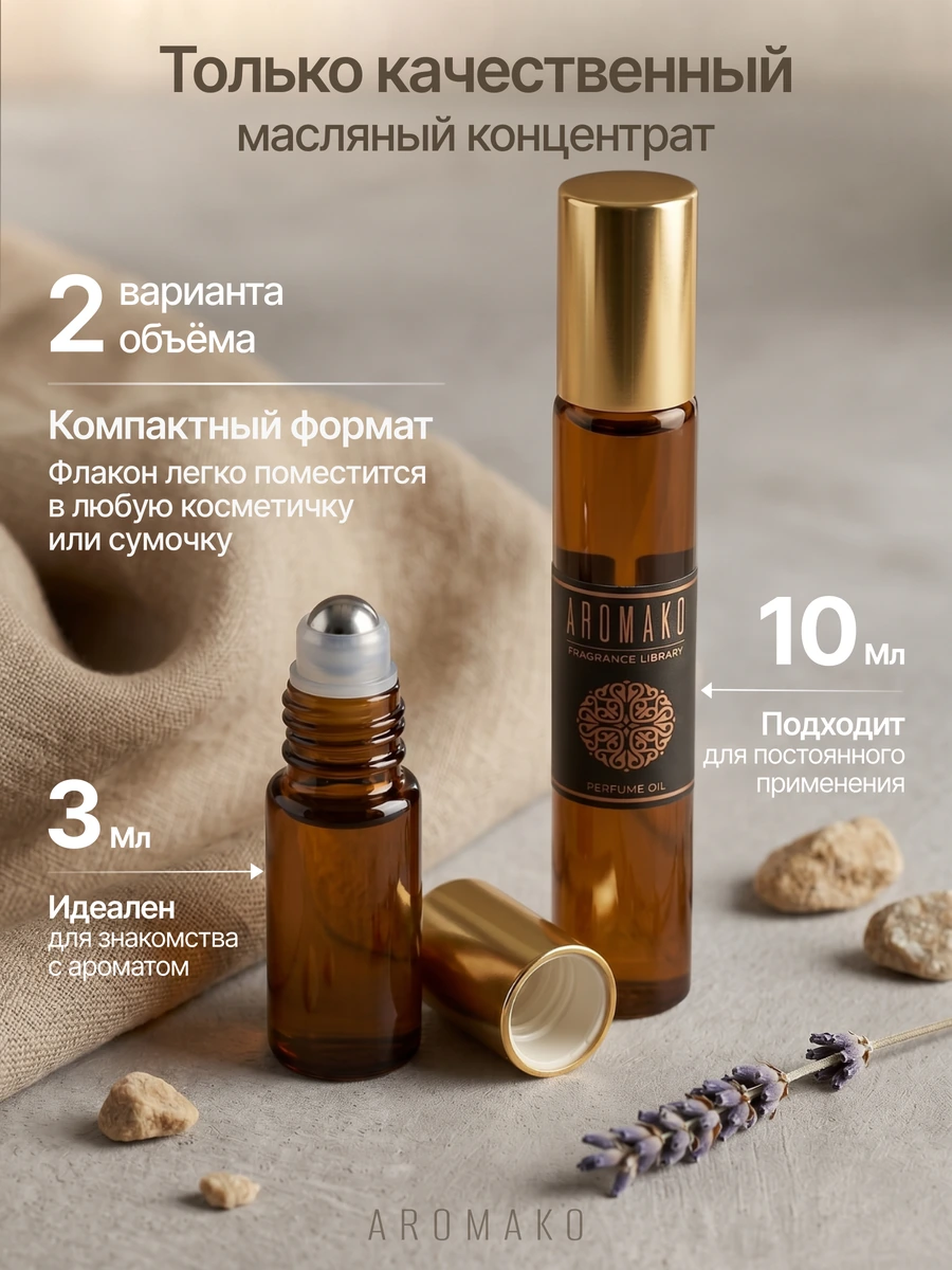 Масляные духи — Сандал и ветиве